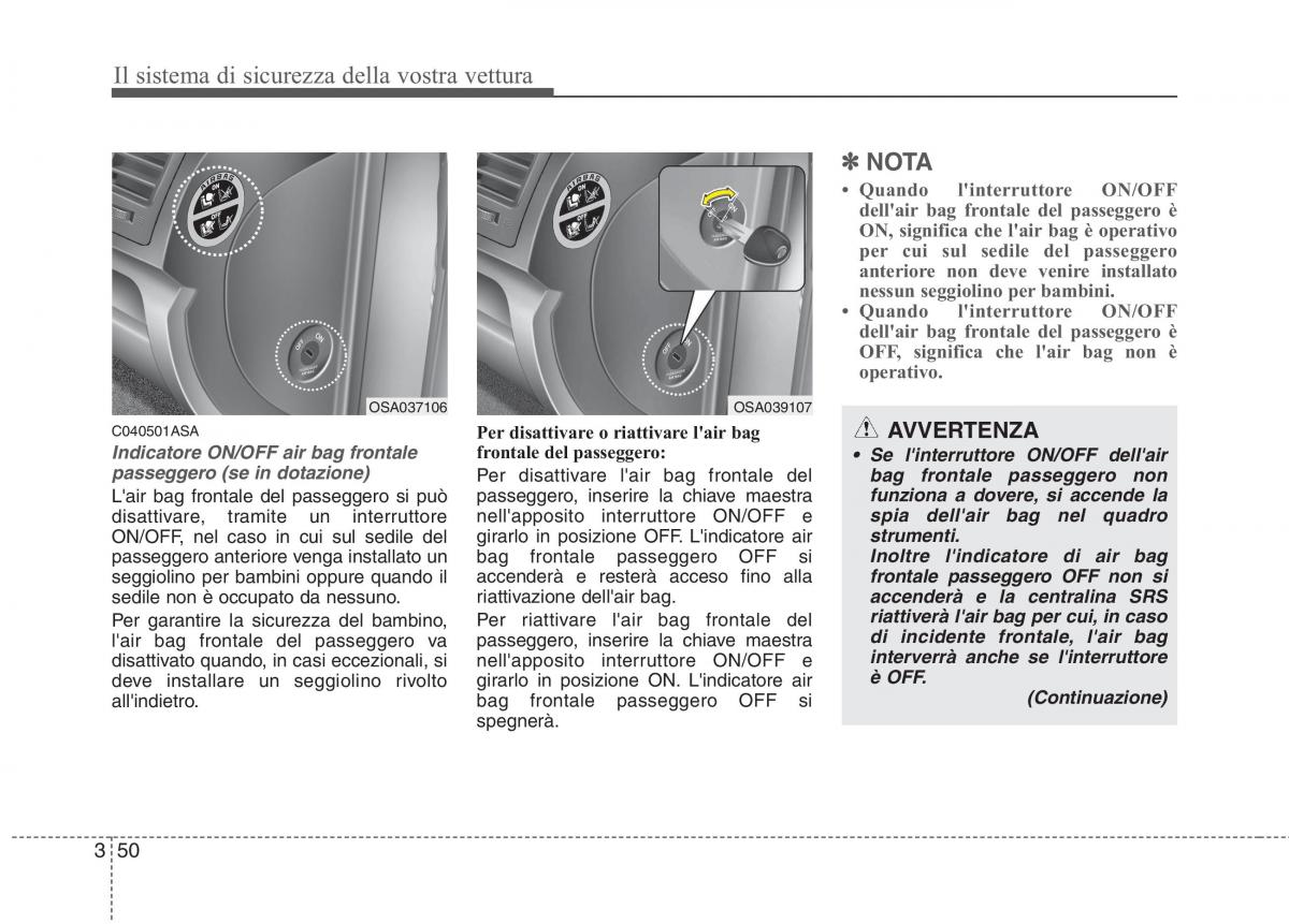 KIA Picanto I 1 manuale del proprietario / page 65