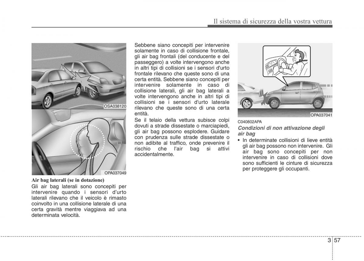 KIA Picanto I 1 manuale del proprietario / page 72