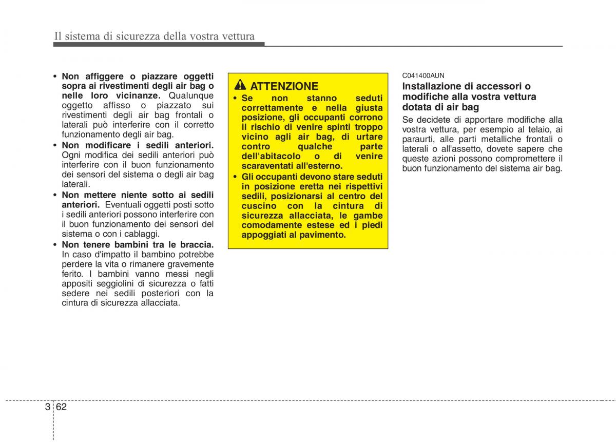 KIA Picanto I 1 manuale del proprietario / page 77