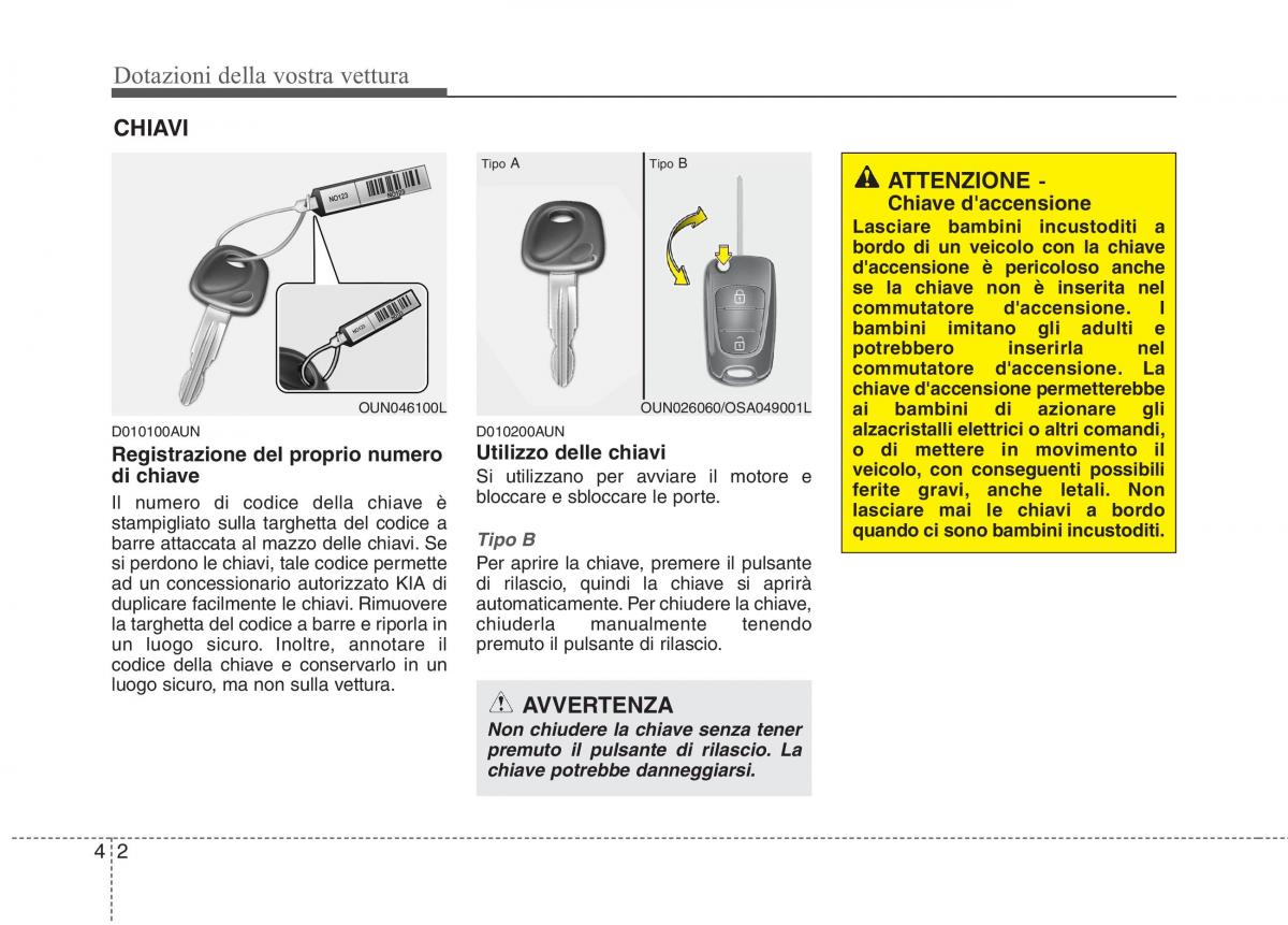 KIA Picanto I 1 manuale del proprietario / page 80