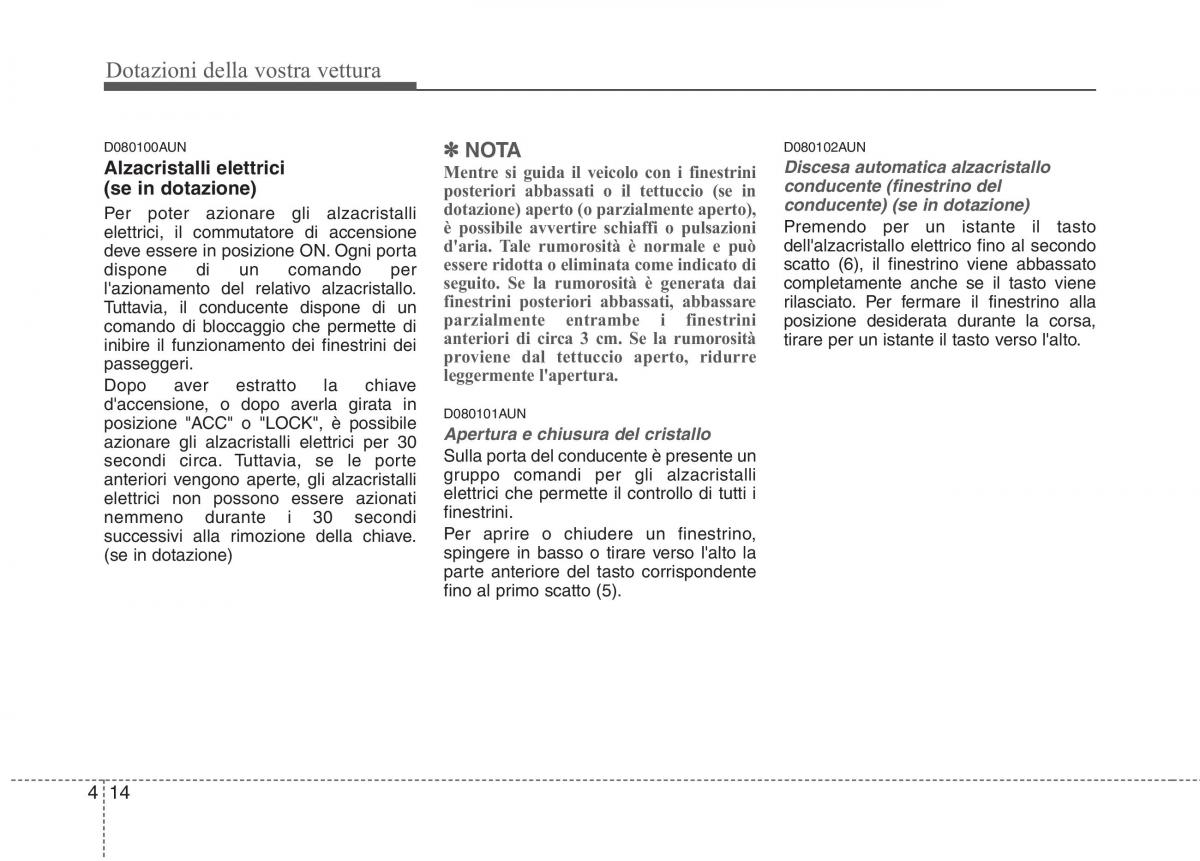 KIA Picanto I 1 manuale del proprietario / page 92