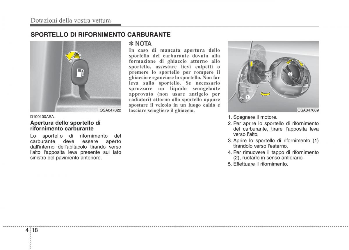 KIA Picanto I 1 manuale del proprietario / page 96