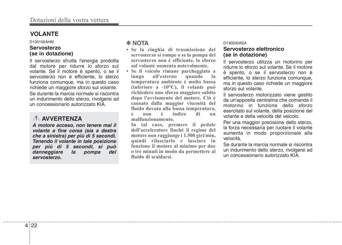 KIA Picanto I 1 manuale del proprietario / page 100