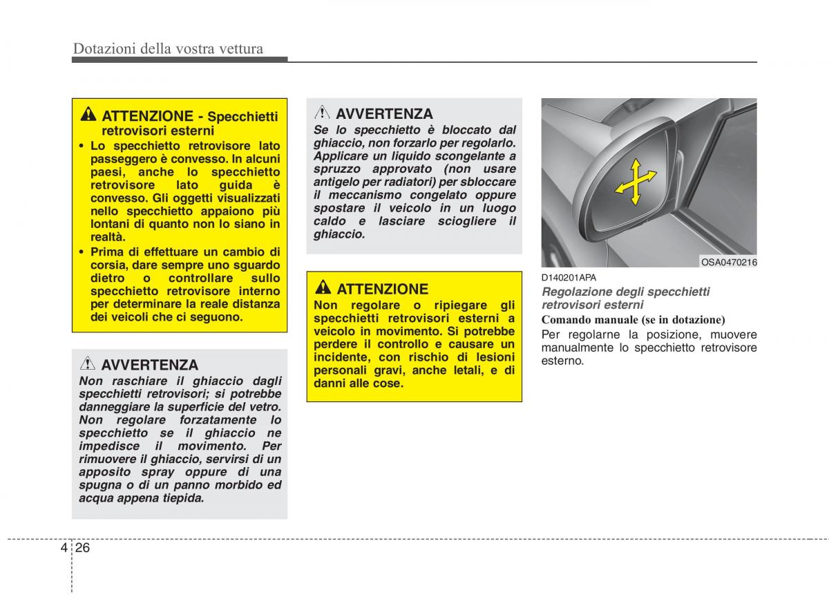 KIA Picanto I 1 manuale del proprietario / page 104