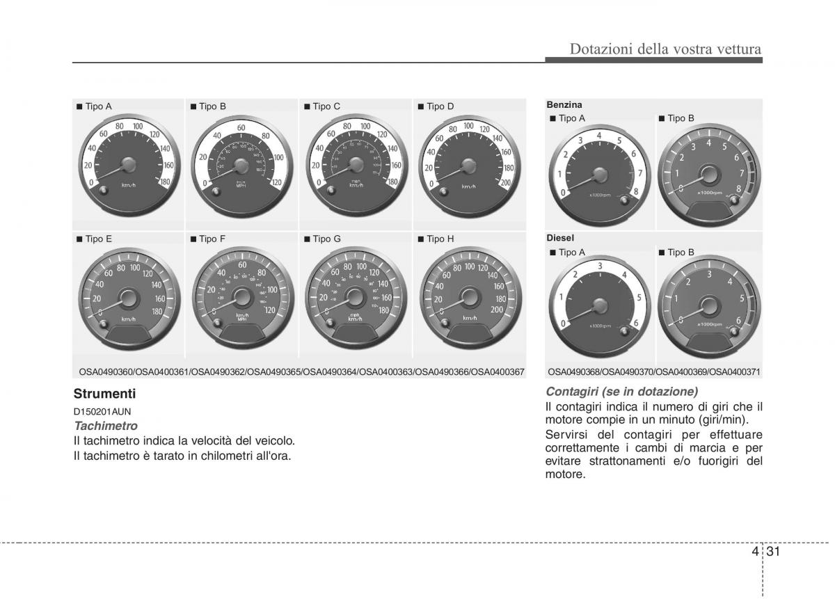 KIA Picanto I 1 manuale del proprietario / page 109