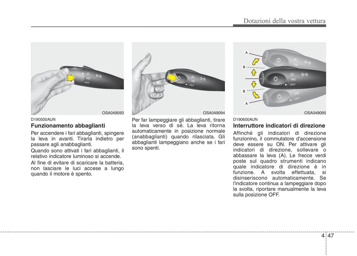 KIA Picanto I 1 manuale del proprietario / page 125