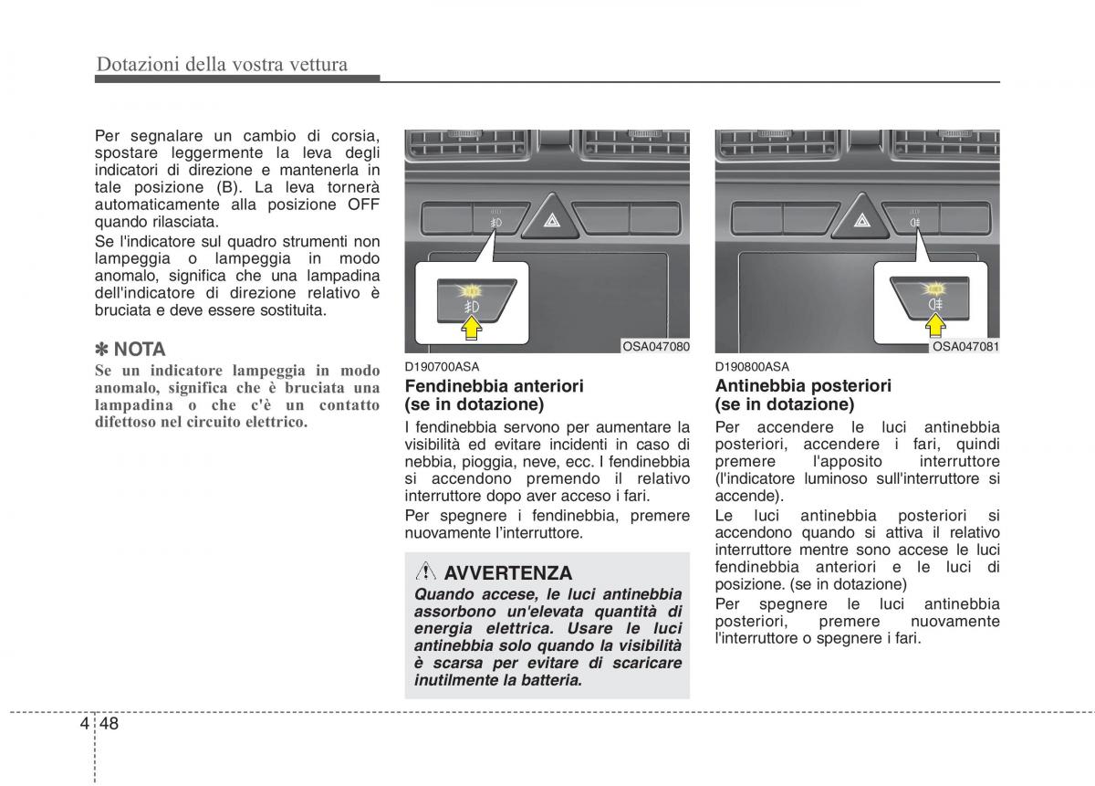 KIA Picanto I 1 manuale del proprietario / page 126