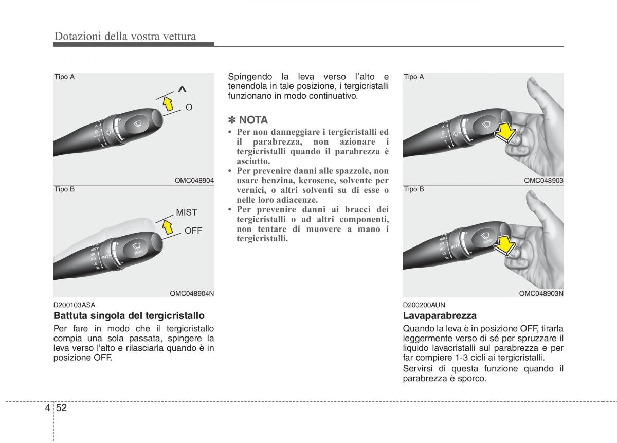 KIA Picanto I 1 manuale del proprietario / page 130