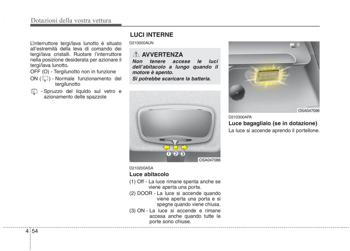 KIA Picanto I 1 manuale del proprietario / page 132