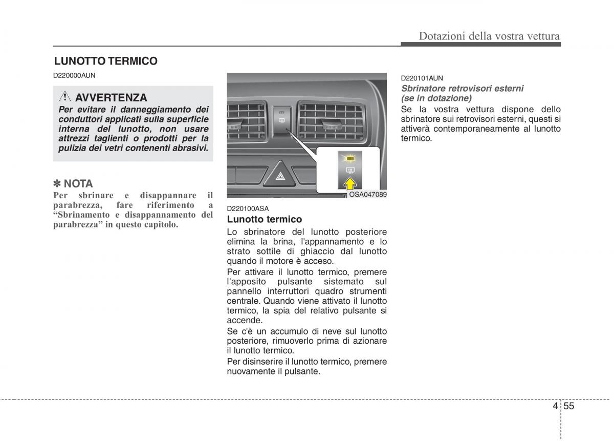 KIA Picanto I 1 manuale del proprietario / page 133