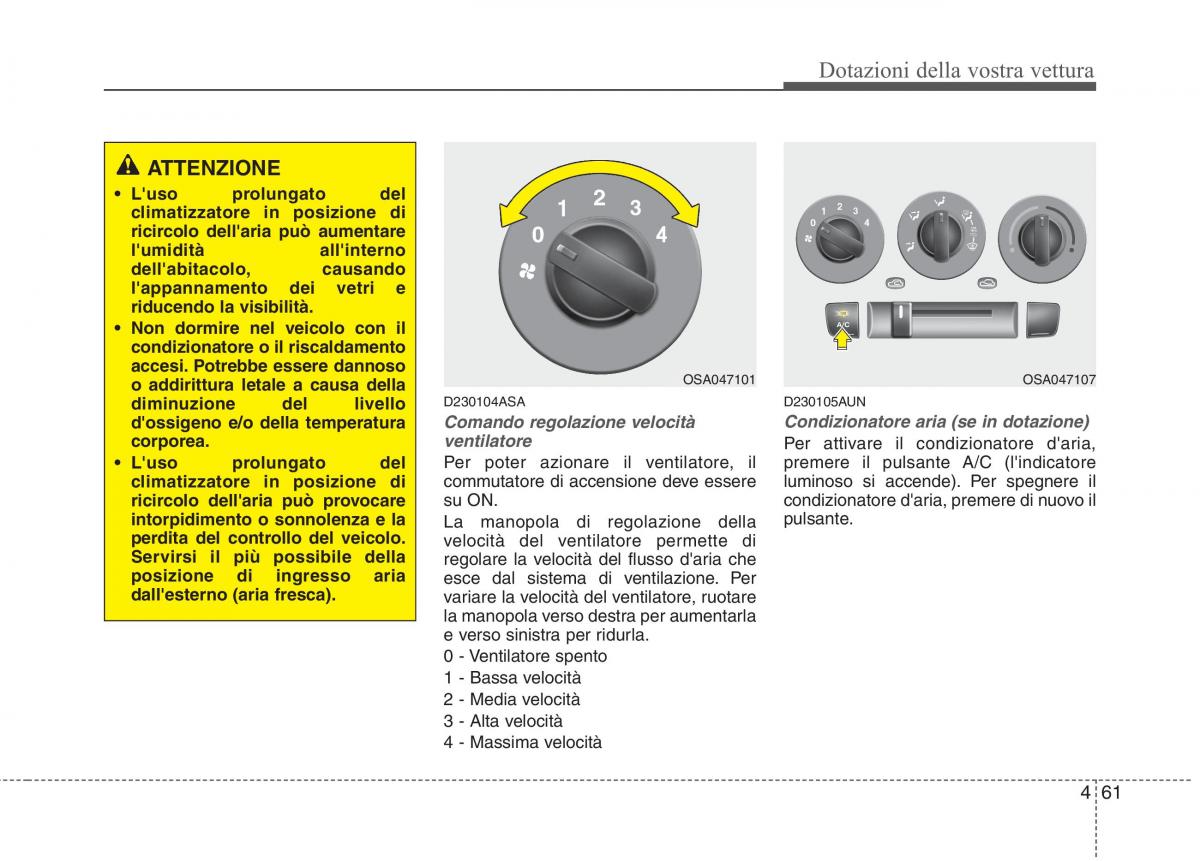 KIA Picanto I 1 manuale del proprietario / page 139