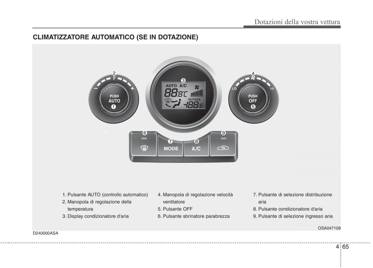 KIA Picanto I 1 manuale del proprietario / page 143