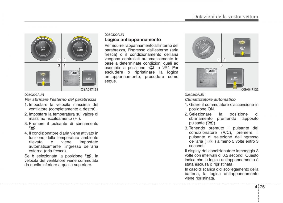 KIA Picanto I 1 manuale del proprietario / page 153