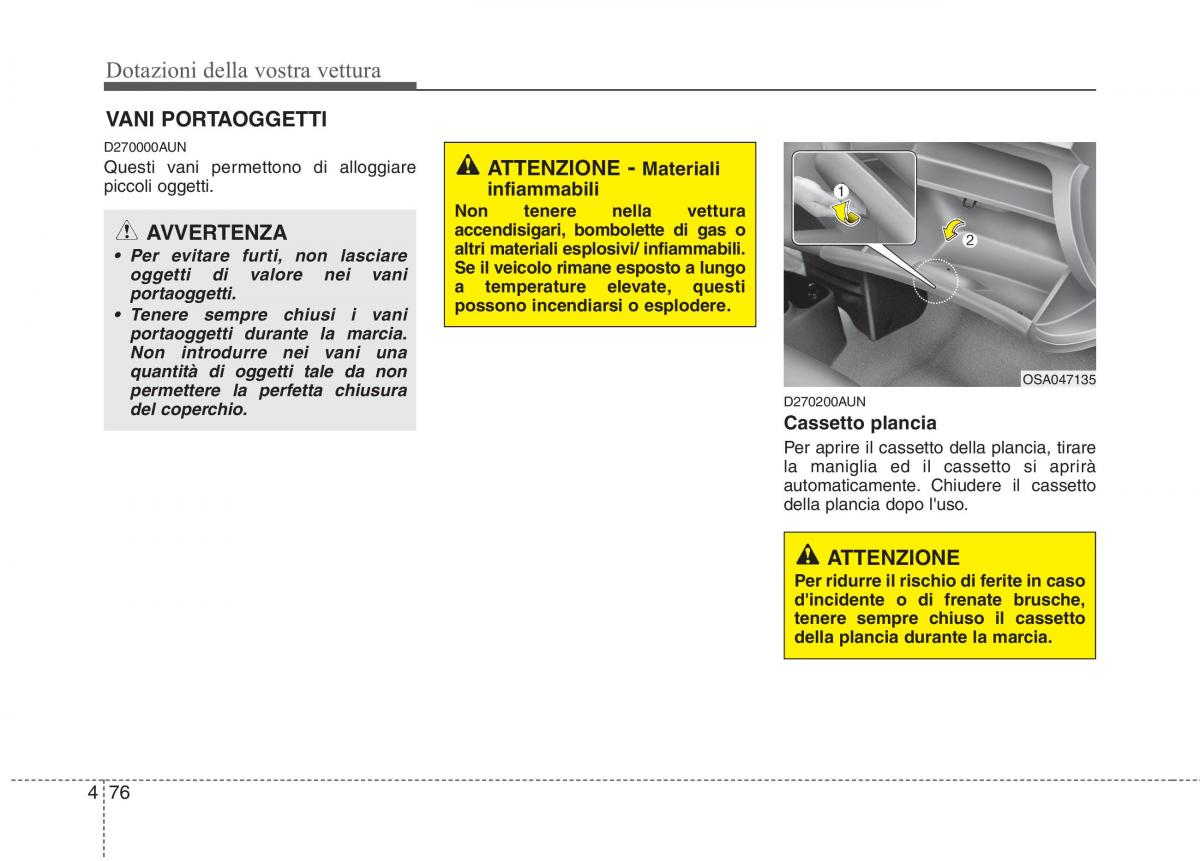 KIA Picanto I 1 manuale del proprietario / page 154