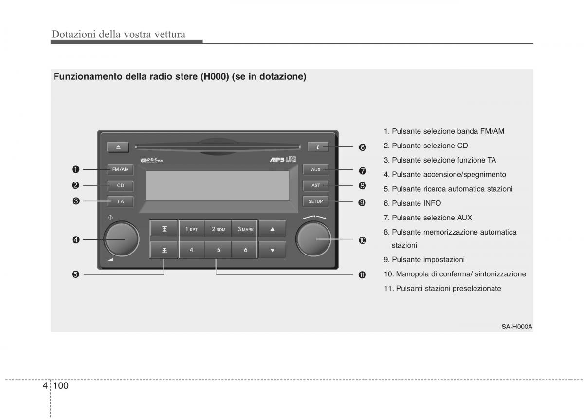 KIA Picanto I 1 manuale del proprietario / page 178