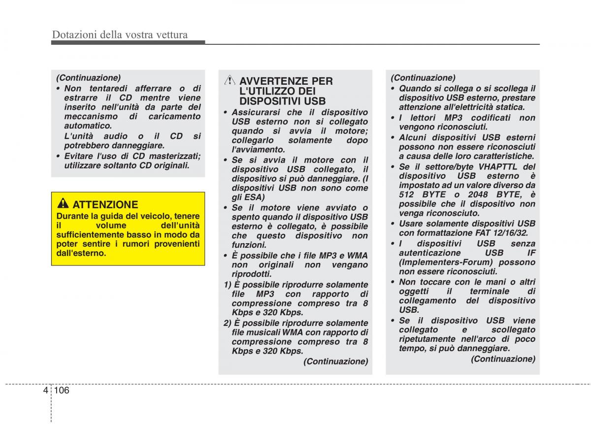 KIA Picanto I 1 manuale del proprietario / page 184