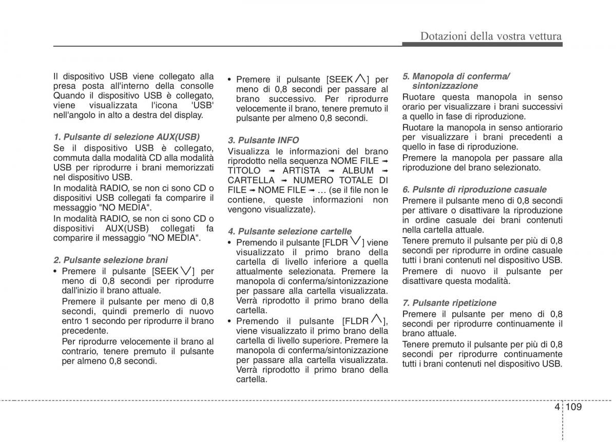 KIA Picanto I 1 manuale del proprietario / page 187