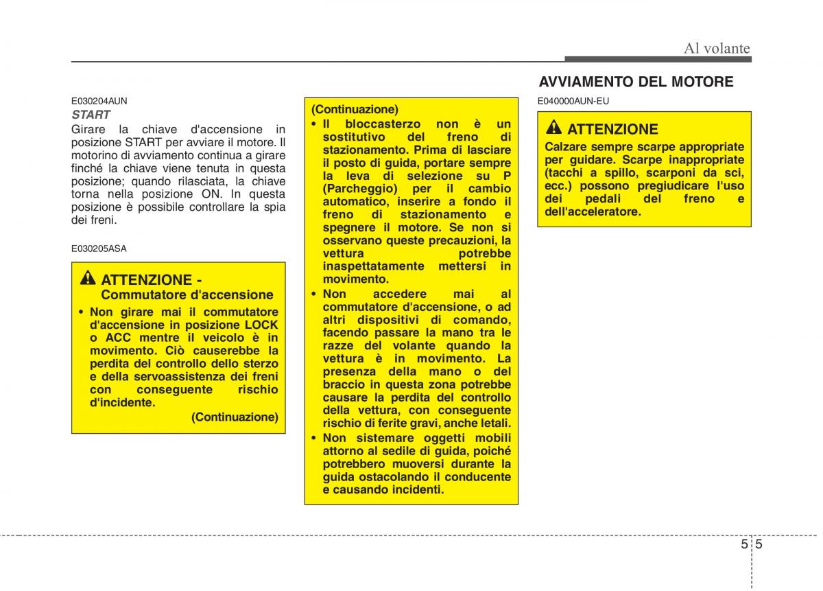 KIA Picanto I 1 manuale del proprietario / page 195