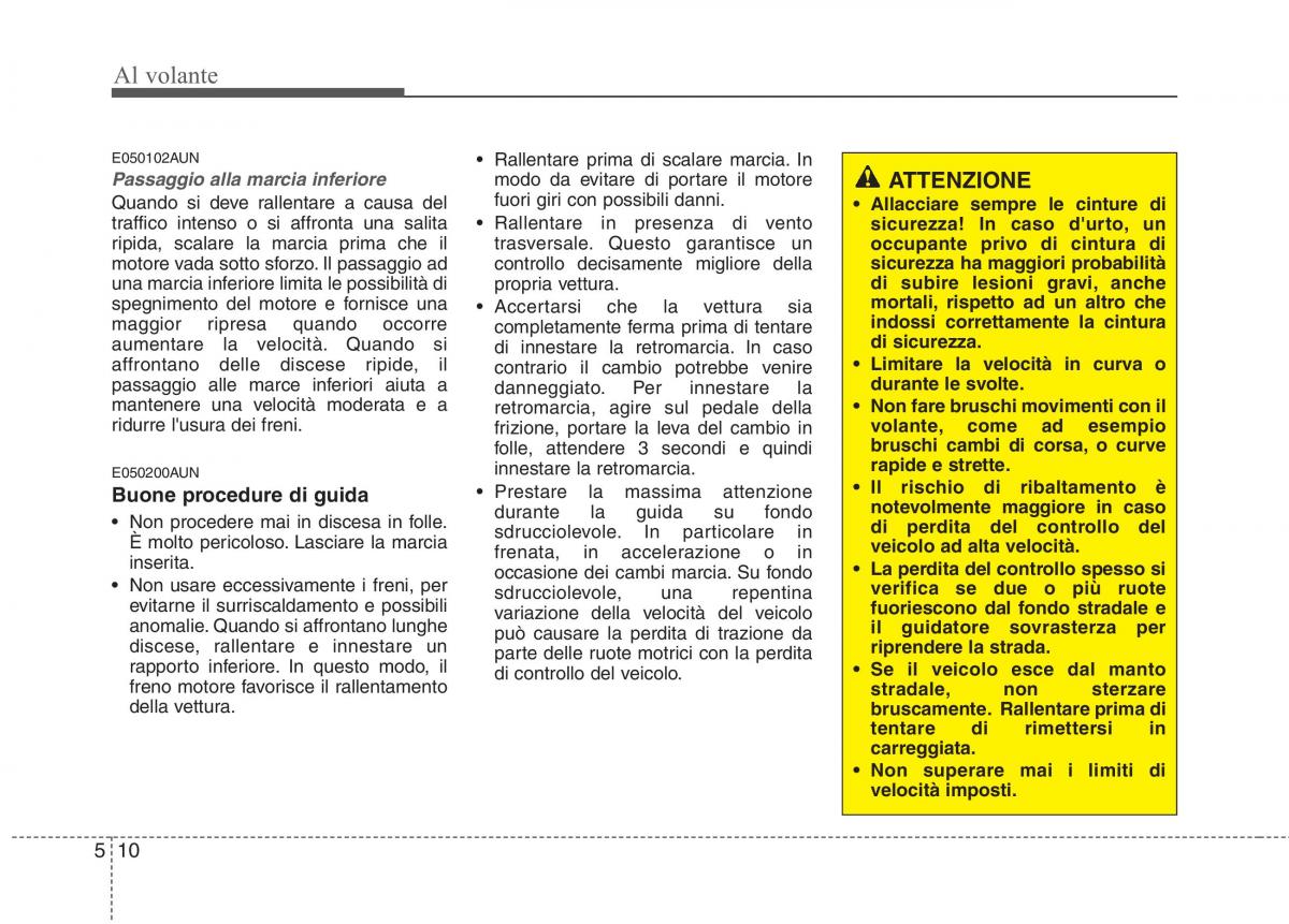 KIA Picanto I 1 manuale del proprietario / page 200