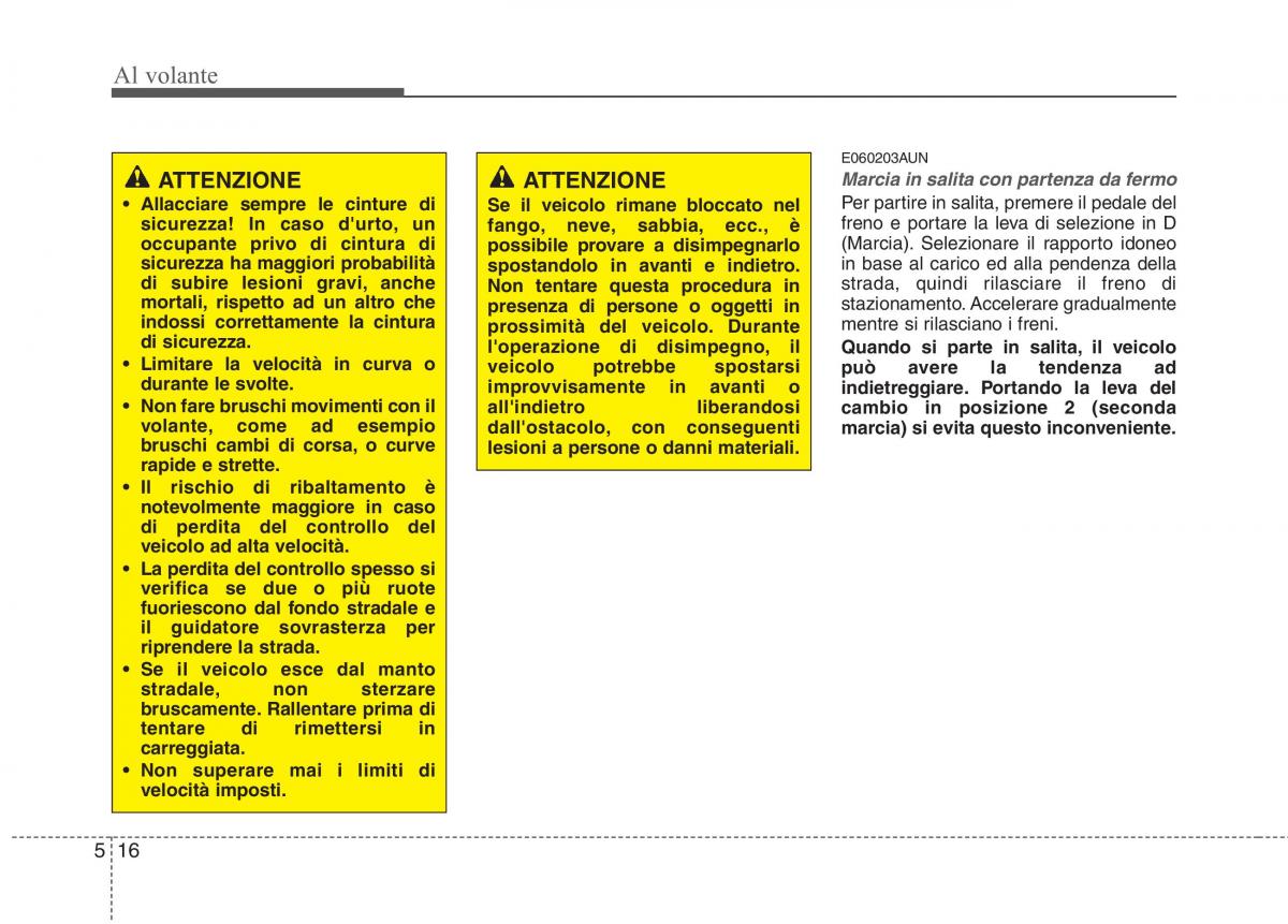 KIA Picanto I 1 manuale del proprietario / page 206