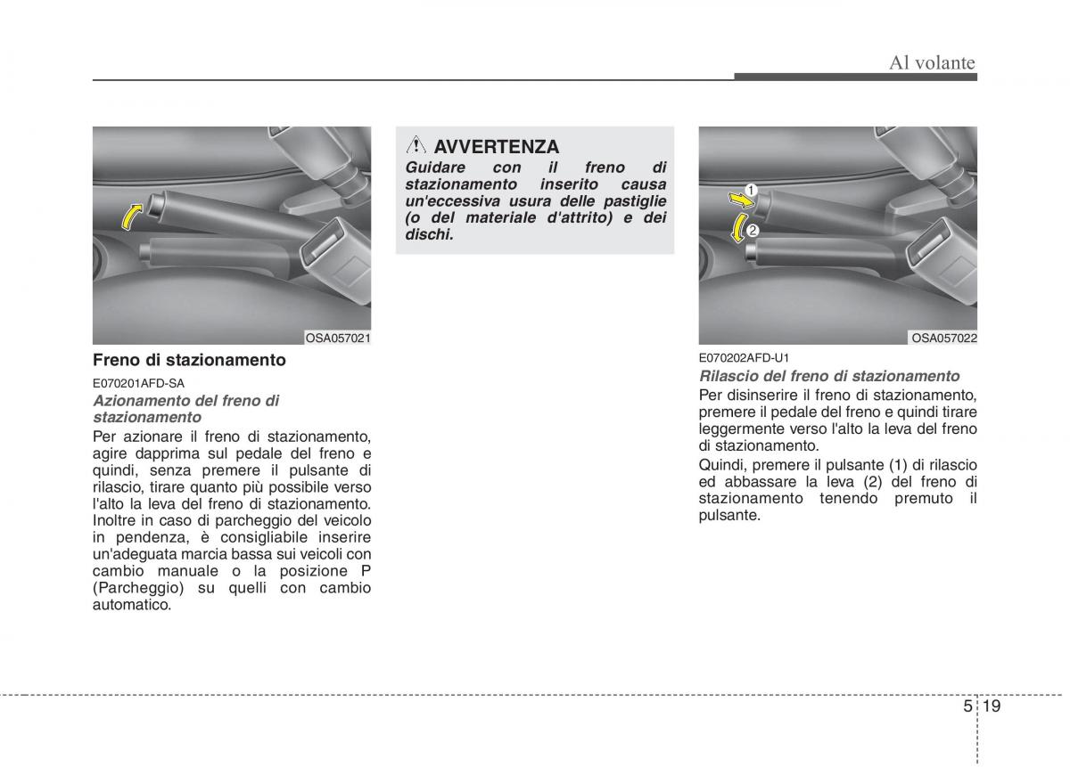 KIA Picanto I 1 manuale del proprietario / page 209