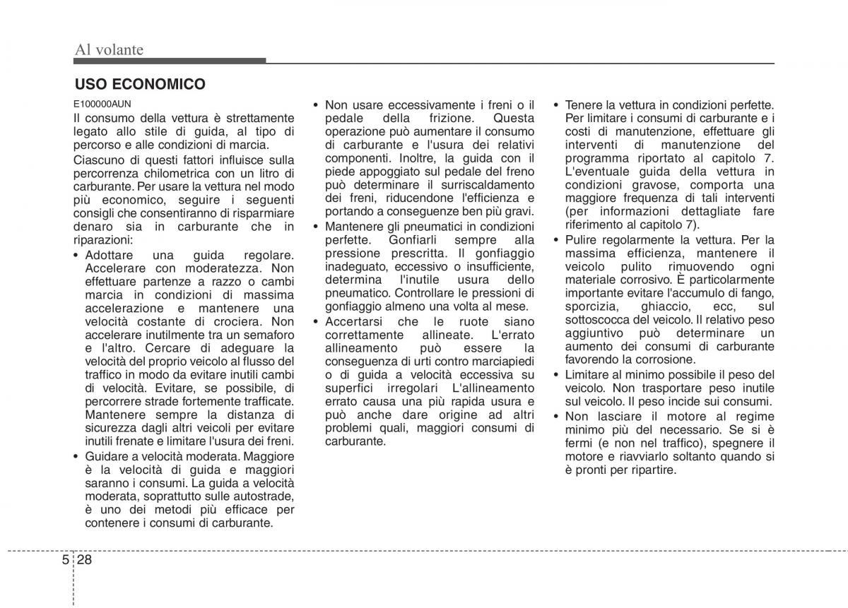 KIA Picanto I 1 manuale del proprietario / page 218