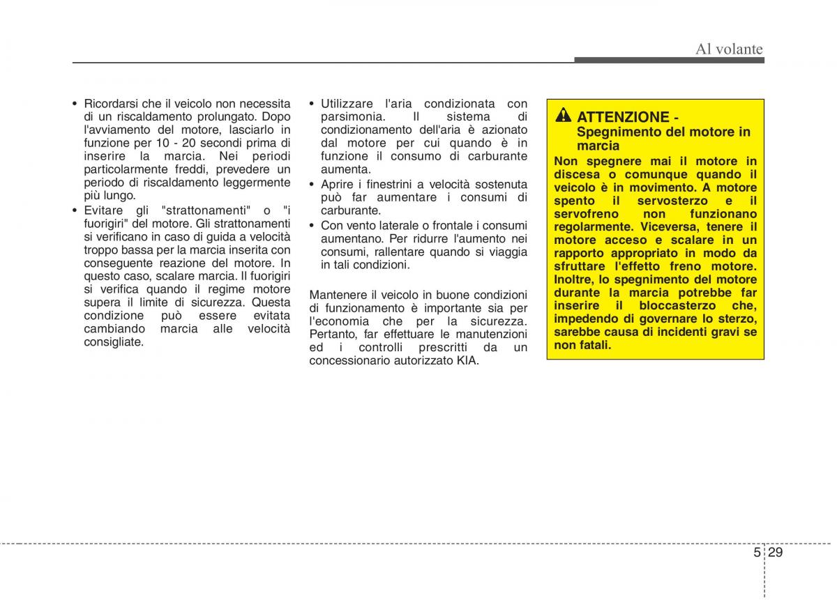 KIA Picanto I 1 manuale del proprietario / page 219