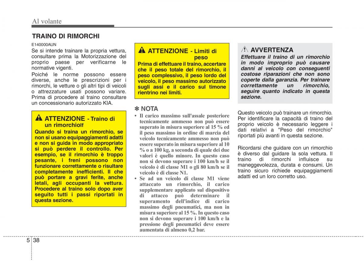 KIA Picanto I 1 manuale del proprietario / page 228