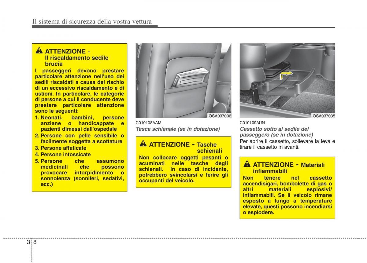 KIA Picanto I 1 manuale del proprietario / page 23