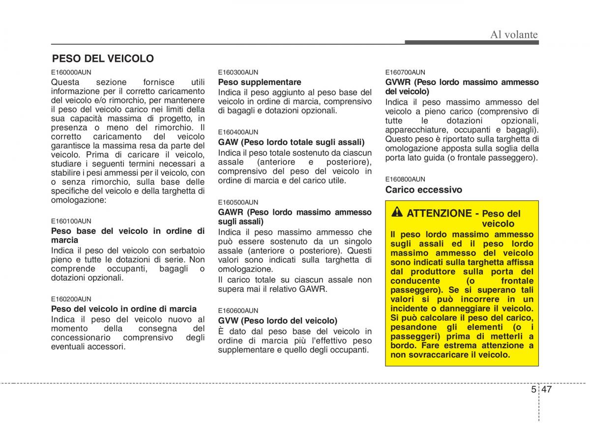 KIA Picanto I 1 manuale del proprietario / page 237