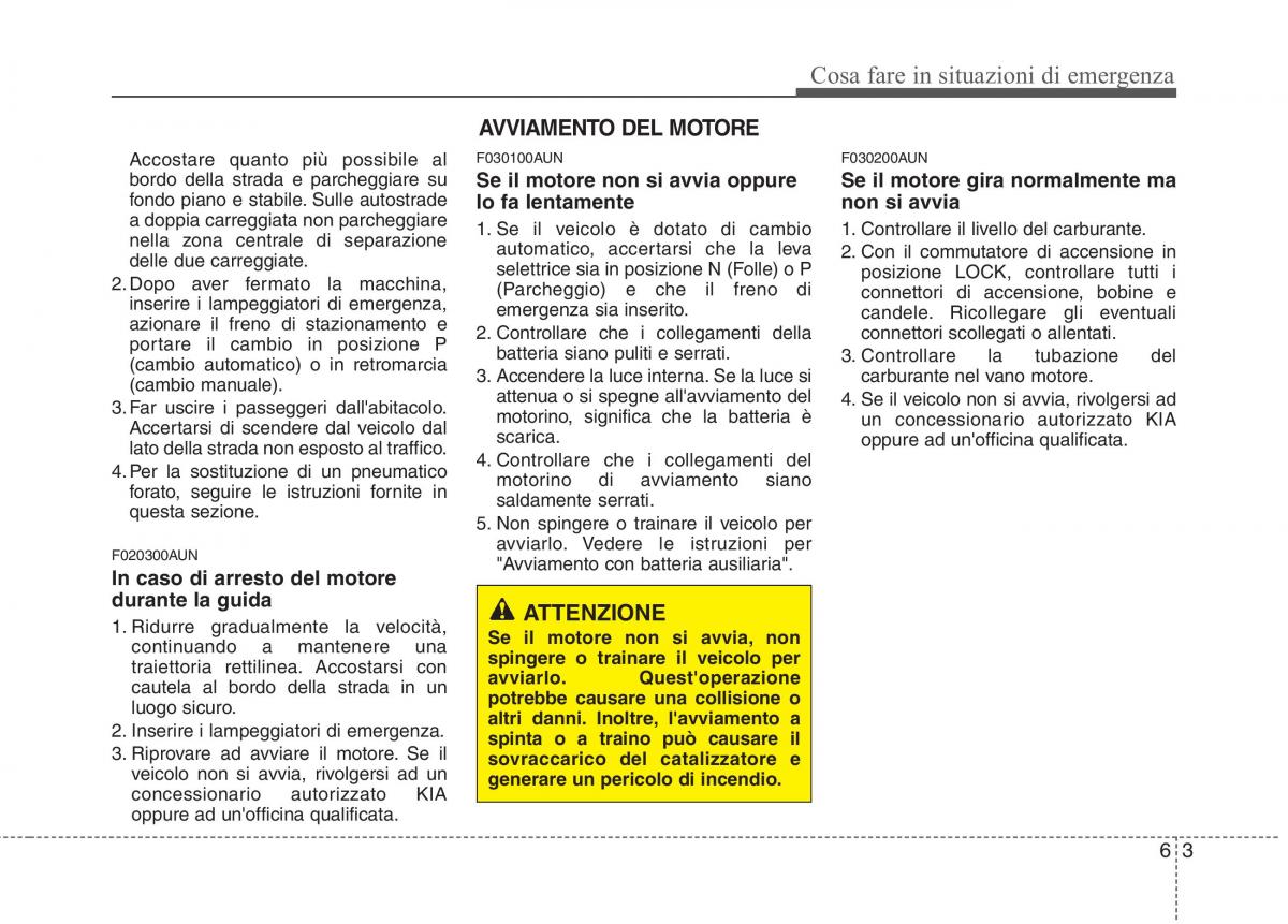 KIA Picanto I 1 manuale del proprietario / page 240