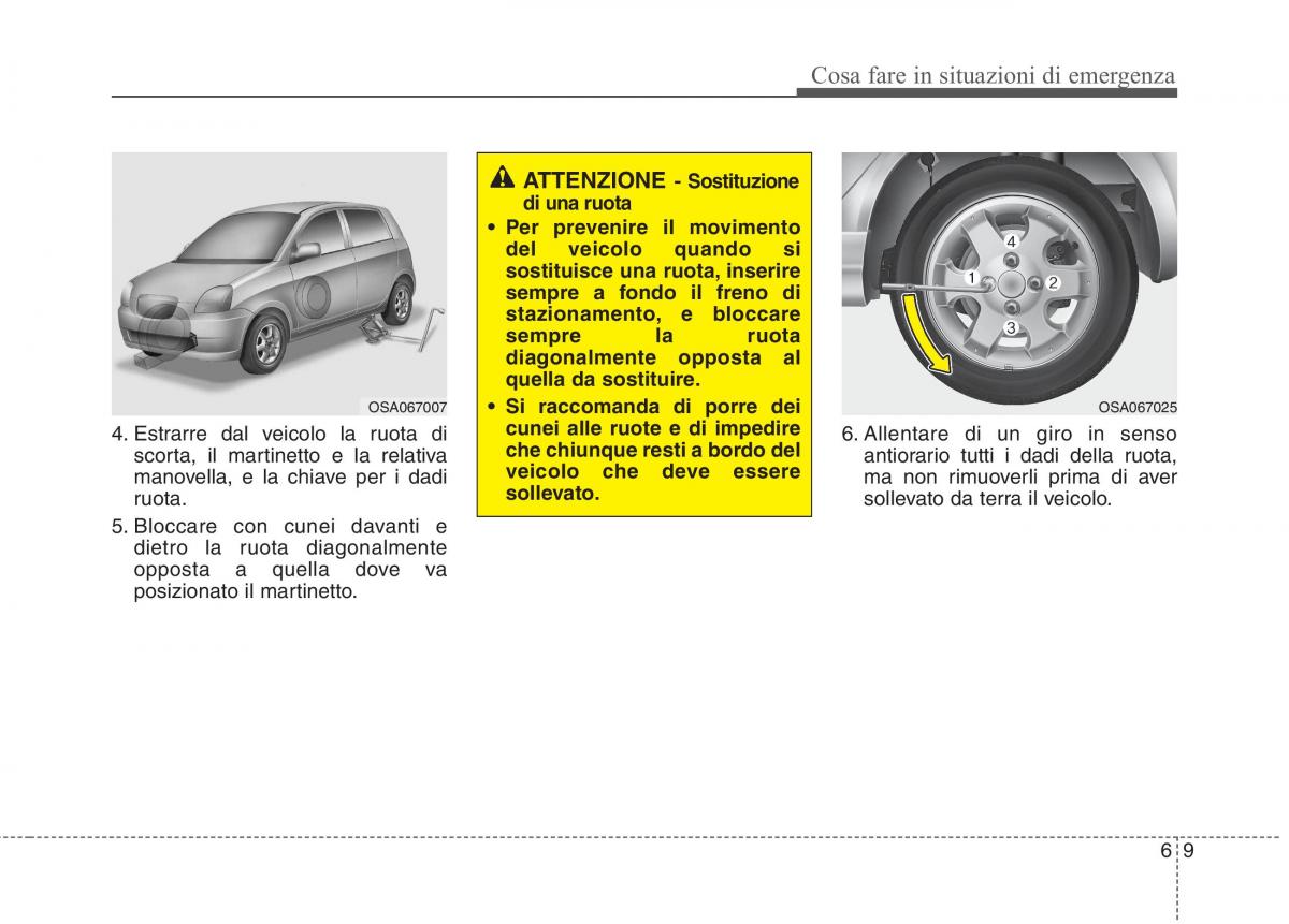 KIA Picanto I 1 manuale del proprietario / page 246