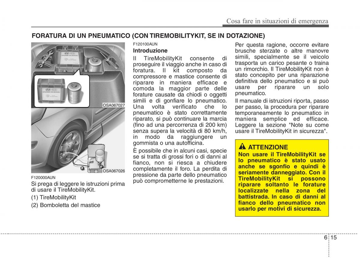 KIA Picanto I 1 manuale del proprietario / page 252