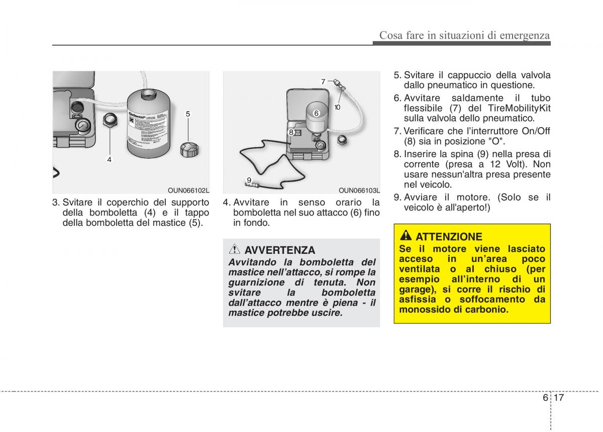 KIA Picanto I 1 manuale del proprietario / page 254