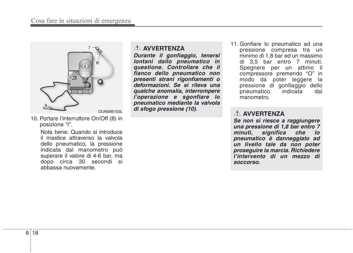 KIA Picanto I 1 manuale del proprietario / page 255