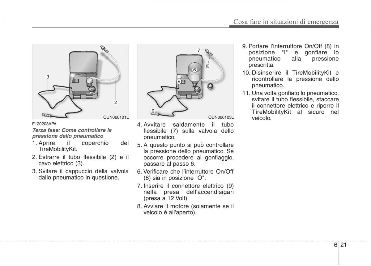 KIA Picanto I 1 manuale del proprietario / page 258