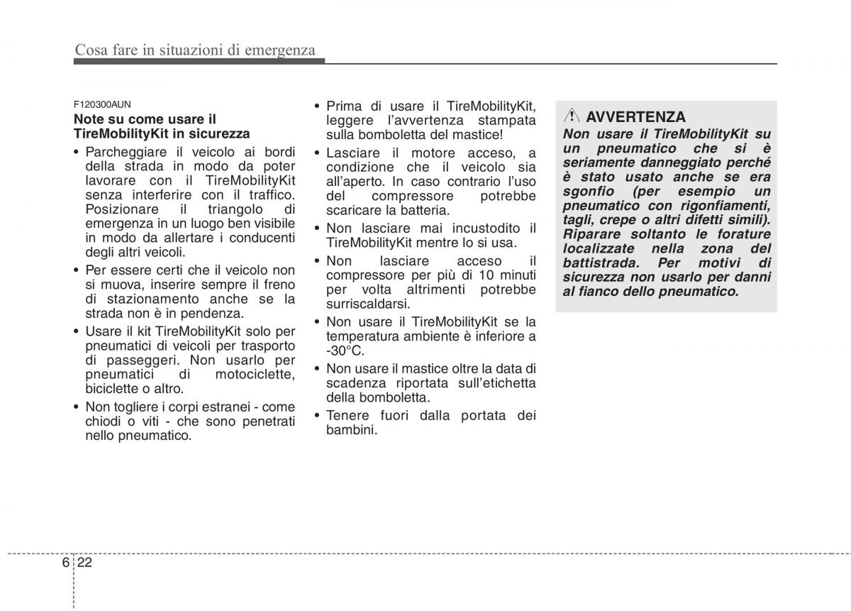 KIA Picanto I 1 manuale del proprietario / page 259