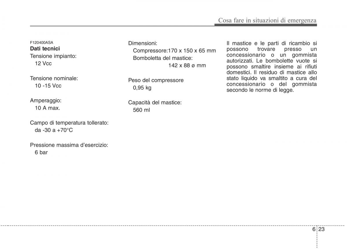 KIA Picanto I 1 manuale del proprietario / page 260