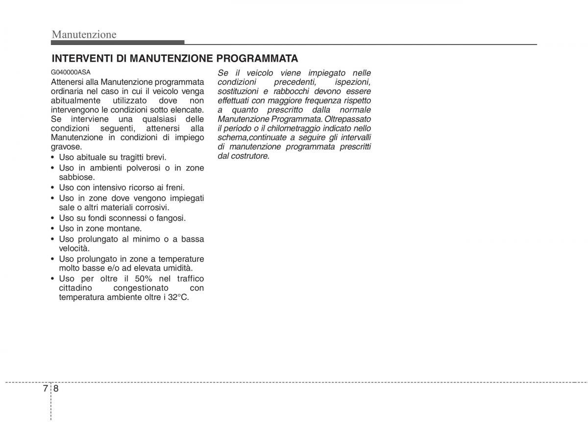 KIA Picanto I 1 manuale del proprietario / page 273