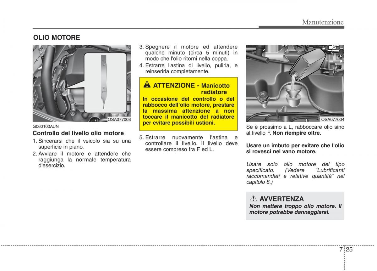 KIA Picanto I 1 manuale del proprietario / page 290