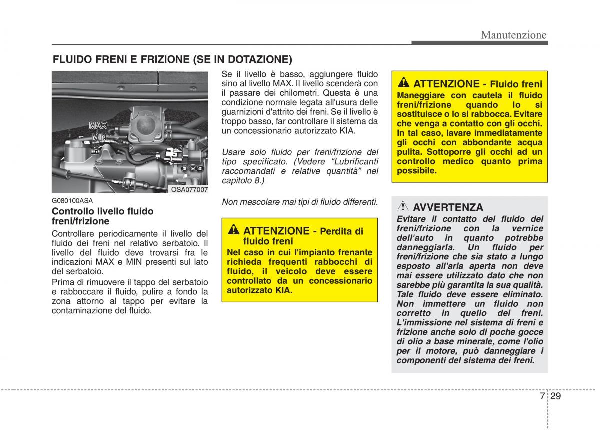 KIA Picanto I 1 manuale del proprietario / page 294