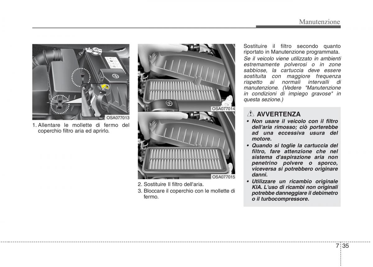 KIA Picanto I 1 manuale del proprietario / page 300