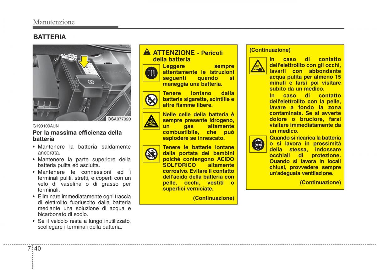 KIA Picanto I 1 manuale del proprietario / page 305