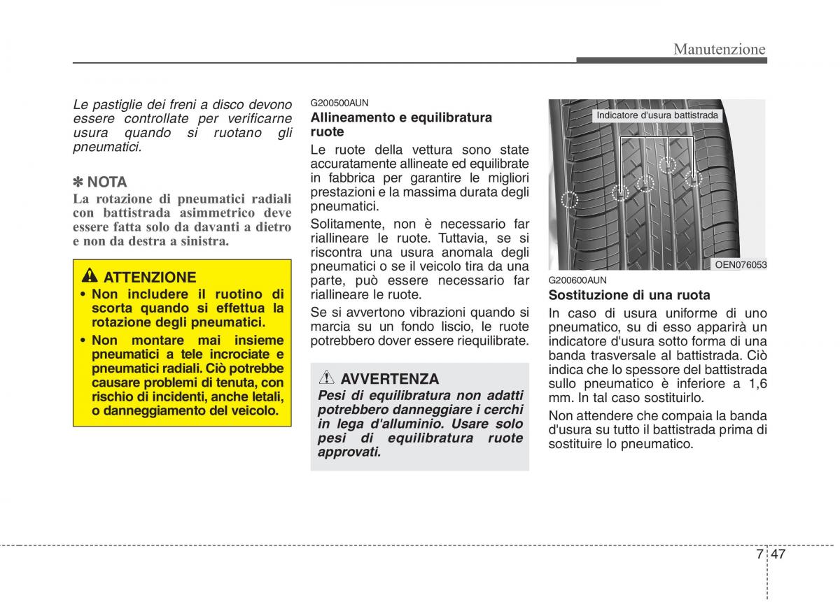 KIA Picanto I 1 manuale del proprietario / page 312