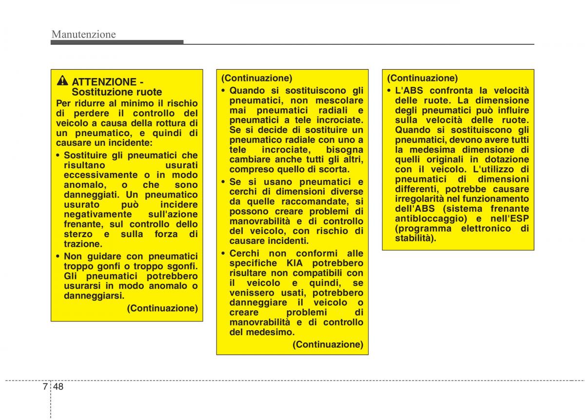 KIA Picanto I 1 manuale del proprietario / page 313