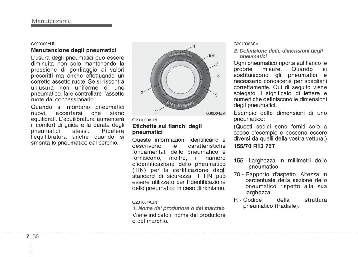 KIA Picanto I 1 manuale del proprietario / page 315