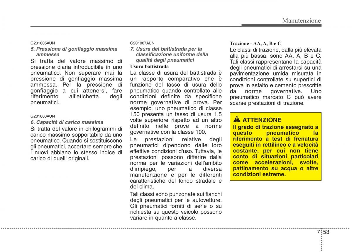 KIA Picanto I 1 manuale del proprietario / page 318