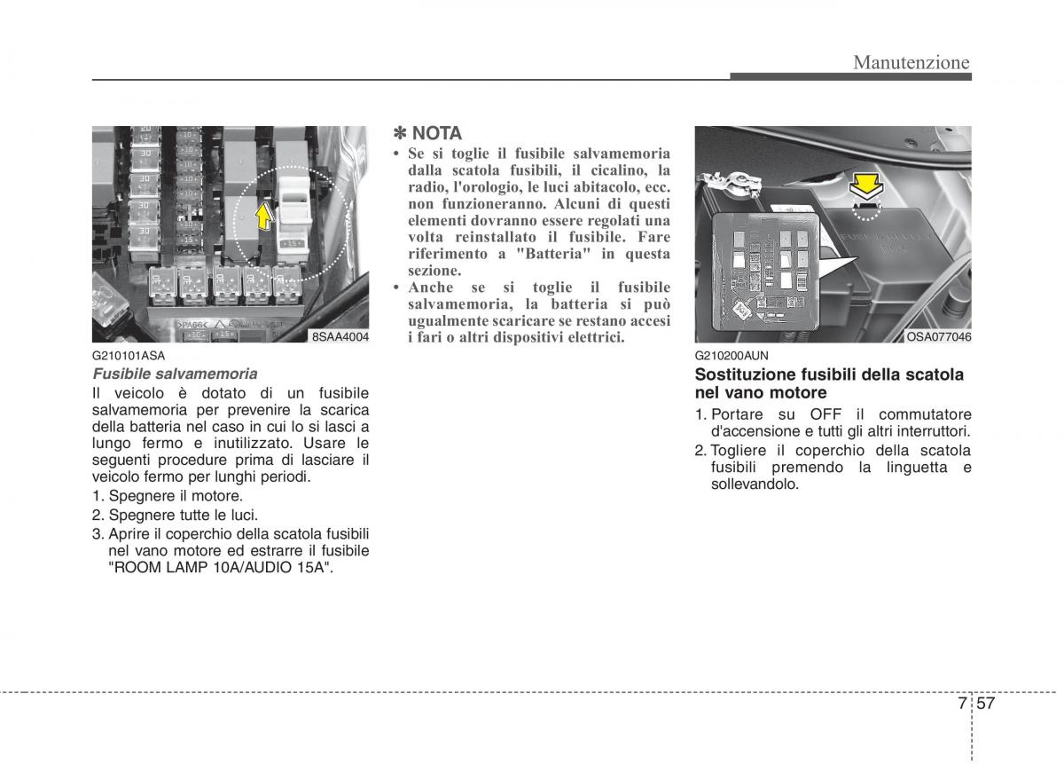 KIA Picanto I 1 manuale del proprietario / page 322