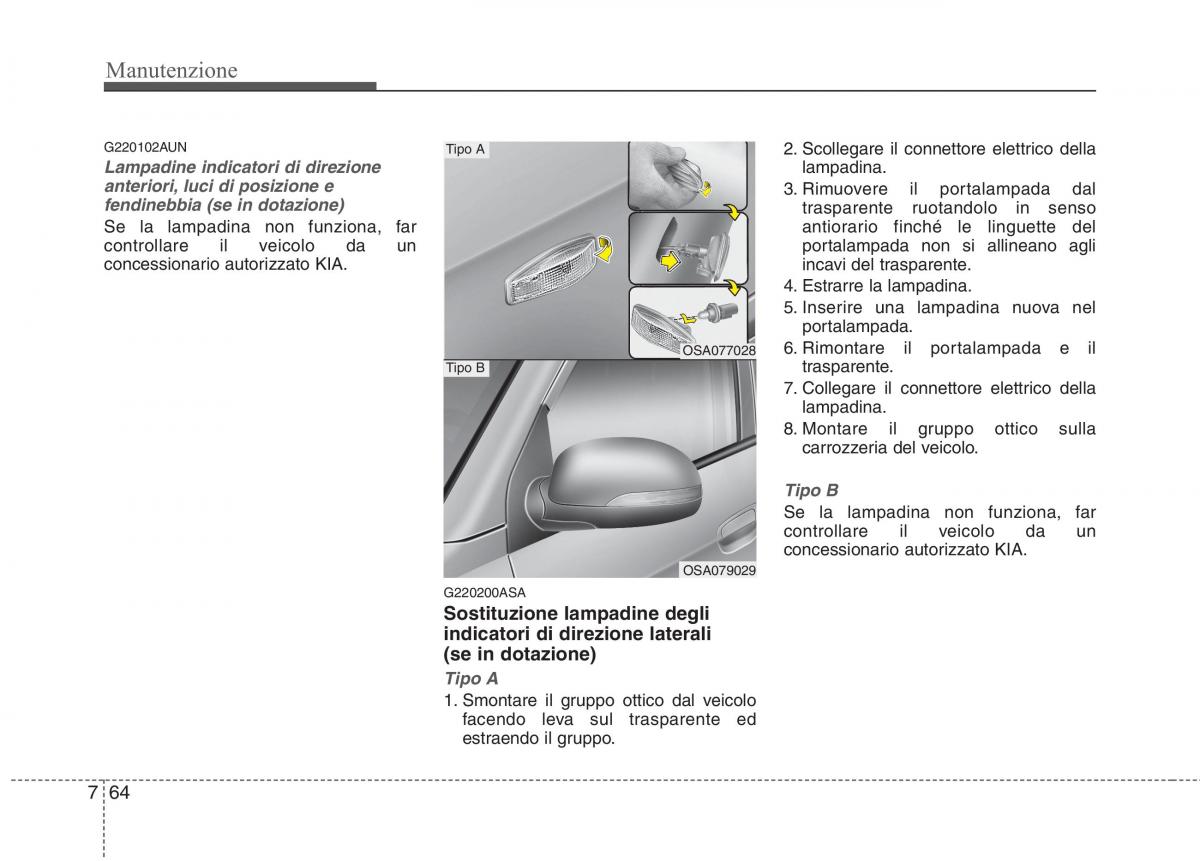 KIA Picanto I 1 manuale del proprietario / page 329