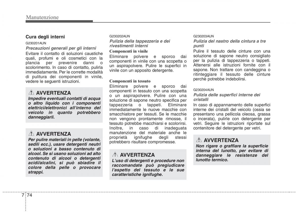 KIA Picanto I 1 manuale del proprietario / page 339